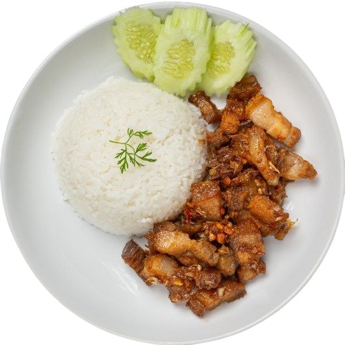 porc saute a ail thai Porc sauté à l'ail thaï