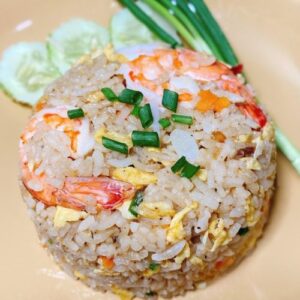 Riz sauté aux crevettes